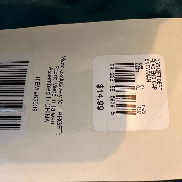 Silhouettes 28 x 41 SNOWMAN Nylon Appliqué Flag NIP - Picture 7 of 9